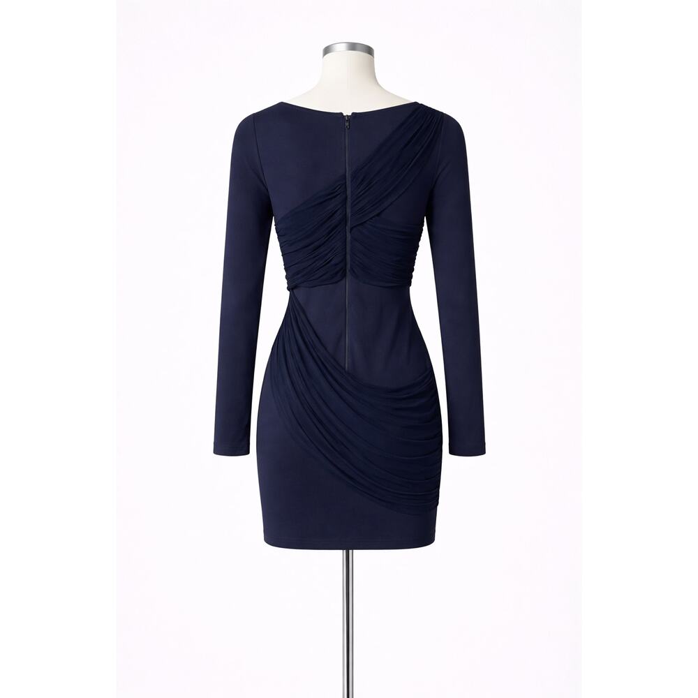 Alice + Oliver Navy Bodycon Party Dress Womens Size 2 Sexy Glam Event Cocktail